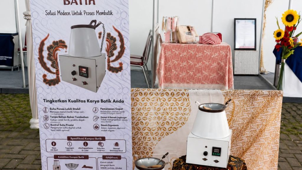 inovasi ompor batik listrik dipamerkan di SIE Expo 2026 UMY